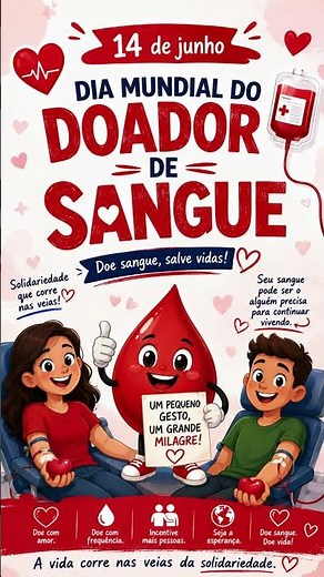 🩸 World Blood Donor Day (June 14th)