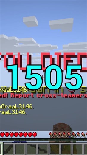 Counting in Minecraft Part 151 #shorts #minecraft #memes