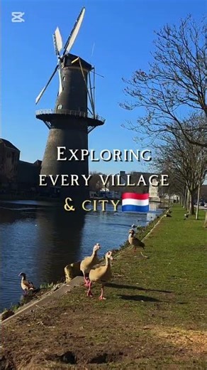 Do you know this place? 🇳🇱 | Schiedam Windmills, Harbor & Hidden Streets