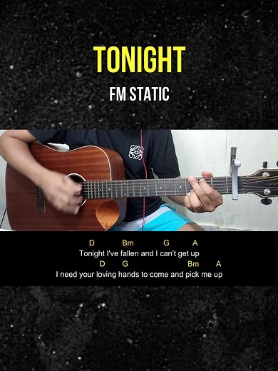 Learn to Play 'Tonight' by FM Static on Guitar | Tutorial