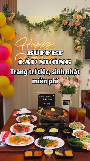 Sắp tới sinh nhật mà chưa biết tổ chức ở đâu? Thì lưu ngay clip này nha #buffetbinhthanh #buffet149k #minicandybuffet #buffetmaylanh #decorsinhnhat