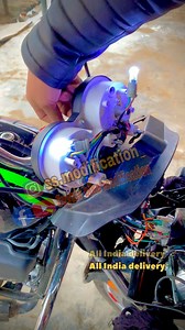 1.1M views · 10K reactions | #modified #splendor #tranding #bike #ledlighting bike miter bulb | Suyaiv Bike Modification | Facebook
