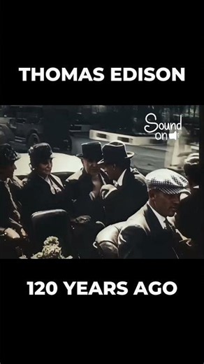 Thomas Edison 120 Years Ago! 💡- Rare Restored Footage