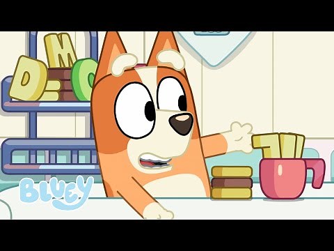 Just a Quick Game? 🍔 👀 | Bluey Series 2 Highlight - Burger Shop 🛁 💙 | Bluey