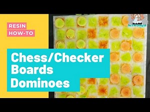DIY Resin Chess Board, Checker Board & Dominoes: Step-by-Step Tutorial!