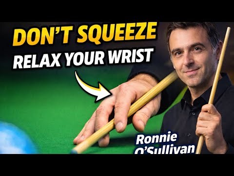 “Hold the Cue Lightly: The Wrist Control Secret Pros Use” | Ronnie O’Sullivan