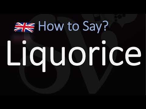How to Pronounce Liquorice? British English Pronunciation