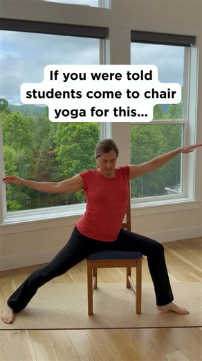4K views · 95 reactions | Chair yoga is adaptable and accessible -...