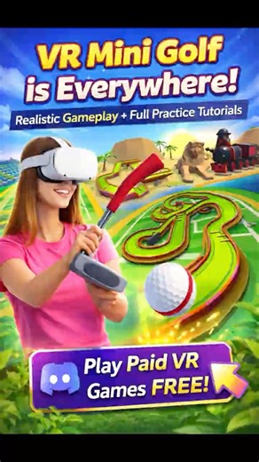 VR Mini Golf is Everywhere! Realistic Gameplay + Full Practice Tutorials