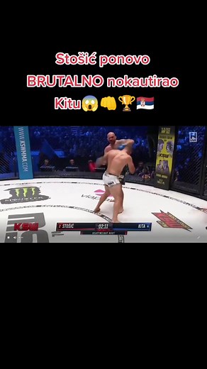 Darko Stošić je nokautirao Michal Kitu u 2. rundi u revanšu na #ksw74 👊🇷🇸 #darkostosic #triangletv #mma #knockout #ufc #fyp