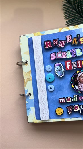 Friendship Interactive Scrapbook Album 💙 #scrapbook #kadoscrapbook #scrapbookalbum #kadotemen #giftideas