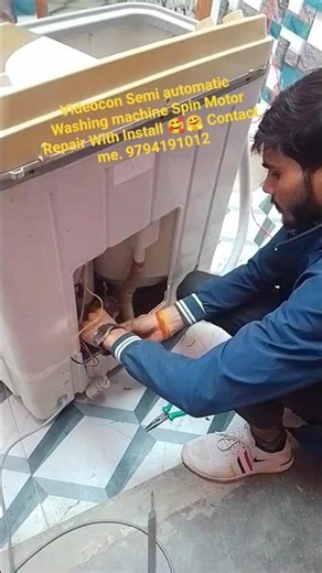 Videocon Washing machine Spin Motor Repair With Install 👍🤗