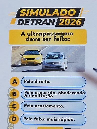 Simulado Detran 2026: Novas Questões e Dicas