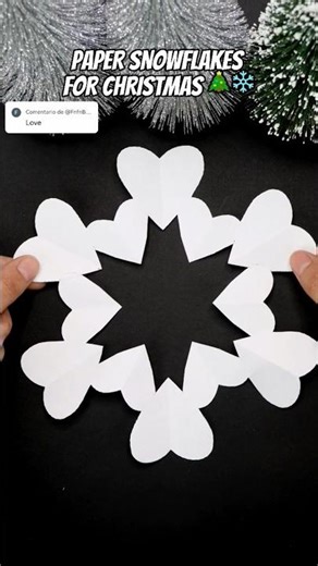 Beautiful Paper Snowflakes for Christmas | Easy DIY Decoration Ideas #snowflakes #shorts #diy #craft