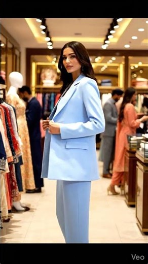 Power Dressing: Styling the Perfect Sky Blue Pant Suit