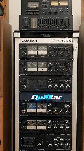 This 1980s Quasar rack system hits different #vintage #audio