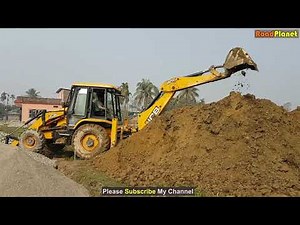 JCB Dozer Digging Field for Home Construction | Powerful JCB Digger Work (4K)