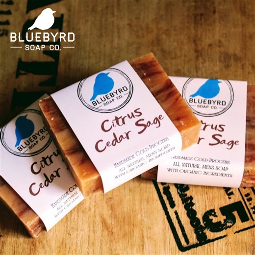 Citrus Cedar Sage Soap Bar: Handmade Natural Soap for Men - Etsy