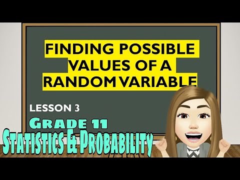Lesson 3: Finding Possible Values of a Random Variable