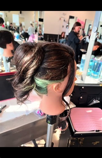 Creative Mannequin Hairstyles in Cosmetology School
