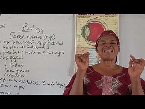 FGGC BWARI LESSON SERIES - SS3 BIOLOGY - SENSE ORGAN {EYE}