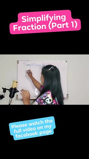 32K views · 1.2K reactions | Simplifying fraction (part 1) #mathvideos #mathenicbyteachermarj | MATHenic by Teacher Marj | Facebook