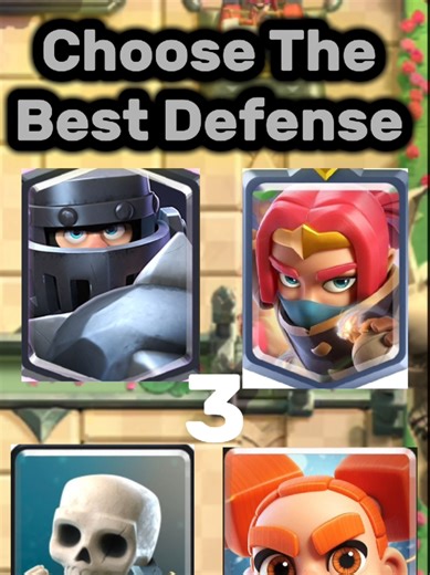 Choose The Best Defense #clashroyale | Clash Royale