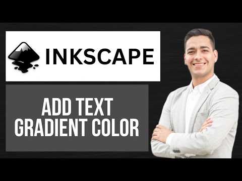 How to Add Gradient Color to Text in Inkscape | Make Text Gradient