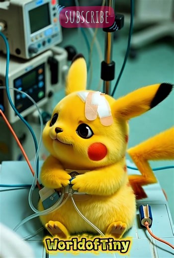 Day 3 of Sick Pikachu. Hopes he’ll be fine soon. 🥺💛 #tinyfighter #tinypokemon #pikachu
