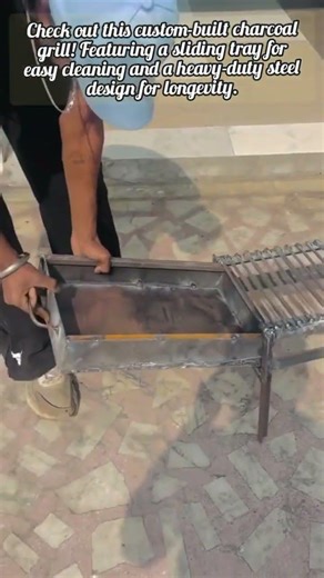 Building A Custom Steel BBQ Grill From Scratch