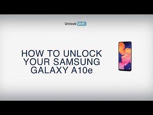 HOW TO UNLOCK Samsung Galaxy A10e