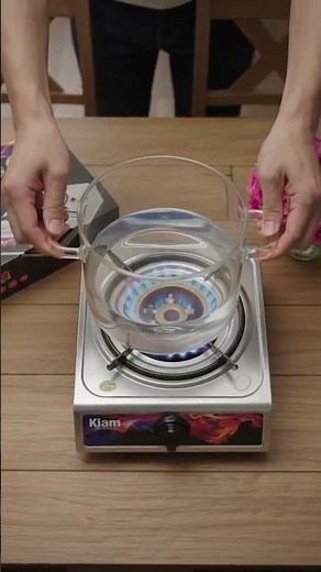 Kiam Gas Stove Stainless Steel-Single Burner- T-SR-1050 (Burner 120 mm) [LPG]