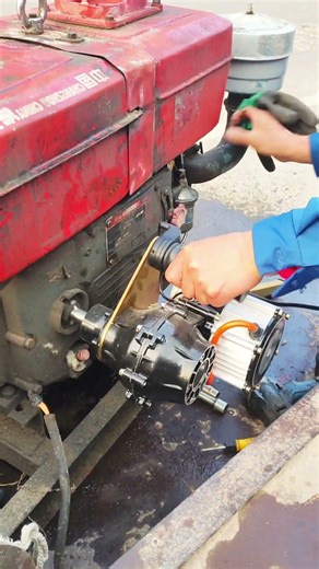 Installing a Portable Mechanical Starter on a Heavy-Duty Diesel Engine