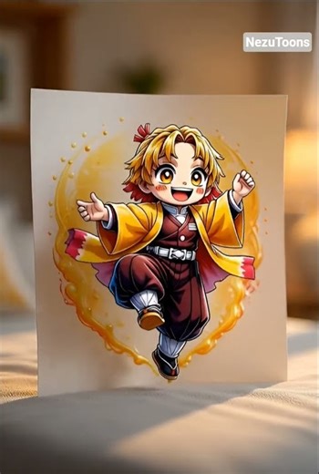 Zenitsu Dance Style 🤣 #shorts #anime #demonslayer #zenitsu #usa