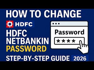 How to Change HDFC NetBanking Password | Step-by-Step Guide (2026 Updated)
