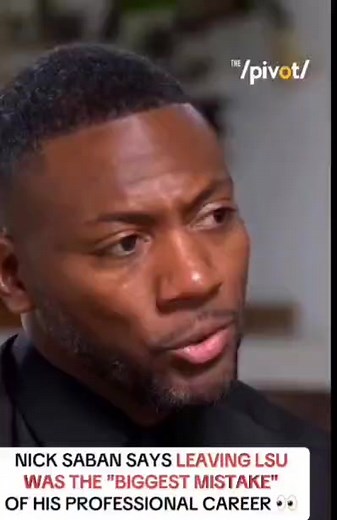 617K views · 11K reactions | Nick Saban says Leaving LSU was biggest mistake of his professional career. | College Sports Corner | Facebook