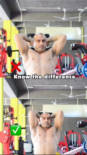 "Overhead Extensions: Right vs. Wrong Form Guide! ✅"#shorts #fitness #motivation