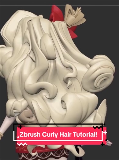 I'm still a Zbrush beginner and haven't been using the program for a full year yet, also my project is still a WIP, so please excuse it being so chopped 🫠 But YEAH I hope I answered the question about how I do Zbrush hair! If you use blender, I'm not sure how you'd translate my method to the program but I hope it was helpful nonetheless 🍎 Very excited to turn in my cvnty Apple White model for my final next week 🥳 then I can finally take a break 🫩 the following is for engagement- Ever After H