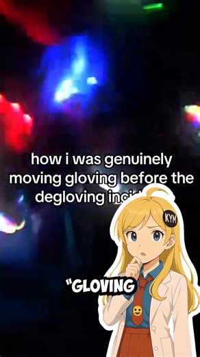 This “gloving” trend has lived in the rave scene for years, but the internet only recently picked it up and turned it into a meme of its own. | Know Your Meme