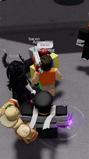 Stop shooting from the back #roblox