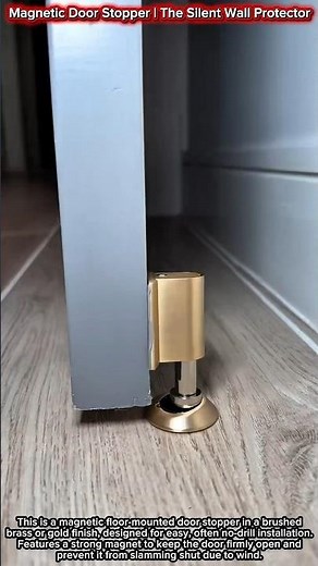 Magnetic Door Stopper | The Silent Wall Protector