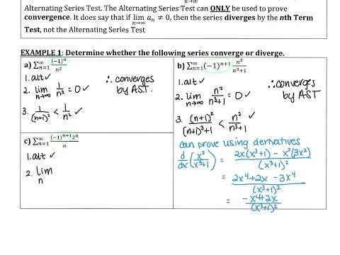 6 5 NOTES Alternating Series-2026