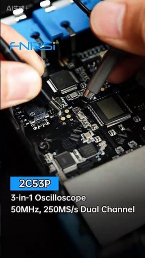 FNIRSI 2C53P 3-in-1| Hidden Circuit Faults Found in Seconds (Dual Channel FFT)