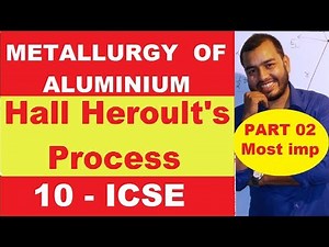 Metallurgy Of ALuminium | 10 ICSE Metallurgy | Hall Heroult Process | Most Important in Metallurgy|