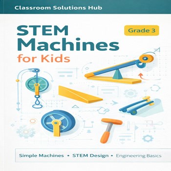 STEM Machines for Kids Grade 3 | Simple Machines Workbook & Activities