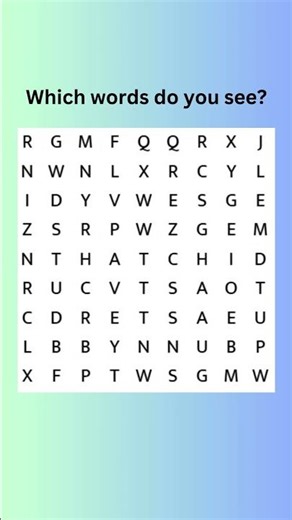323. Can You Find All The Hidden Words? #quiz #wordpuzzlegame #braingames #wordfinds #wordsearch