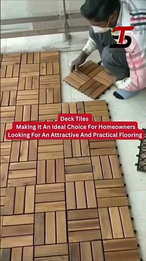 How To Install Deck Tiles | #decktiles #decktilesflooring