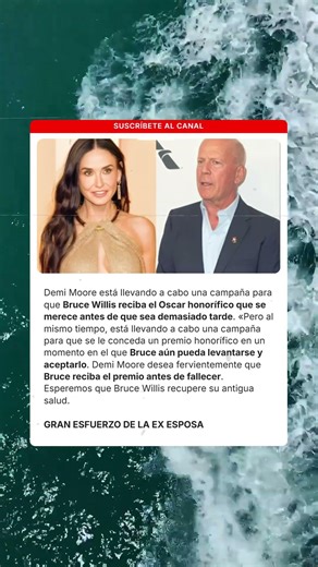 Demi Moore Lucha Por Oscar Willis