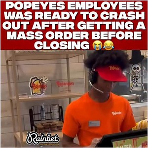 16K views · 584 reactions | Popeyes employees was ready to crash out after getting a mass order before closing  #viral #trending #explore #explorepage | 4 The Culture Ent | Facebook
