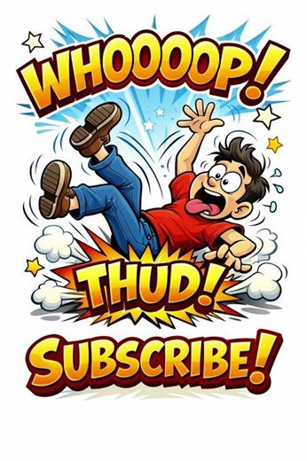 Cartoon Slip and Fall Sound Effect | Funny Comedic Crash SFX